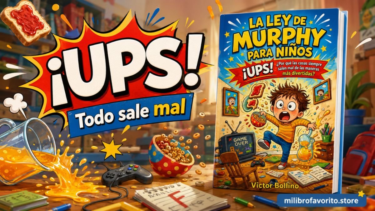La Ley de Murphy para niños: el libro que convierte cada “¡UPS!” en una divertida aventura